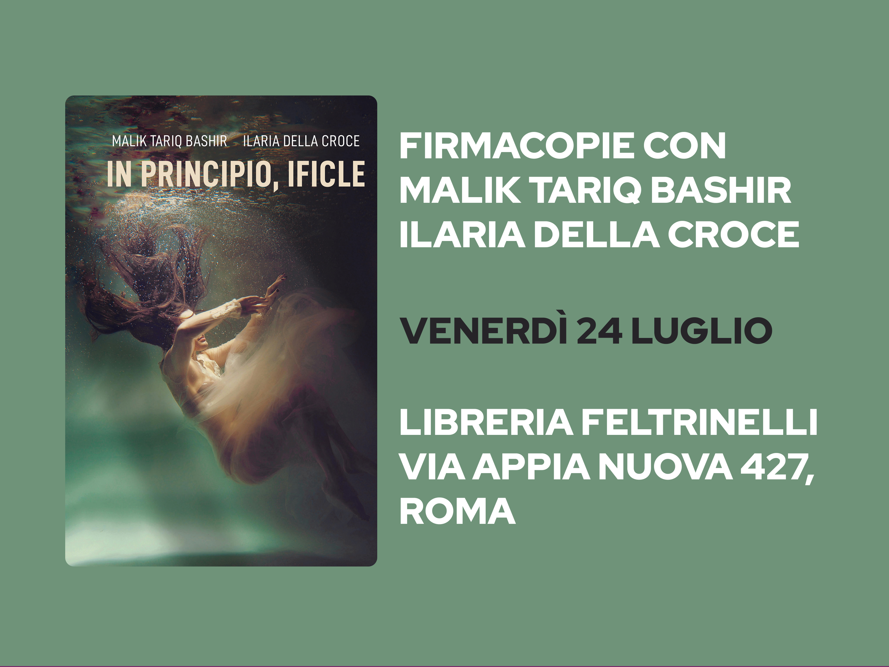 Firmacopie di "In principio, Ificle": incontro con gli autori Malik Tariq Bashir e Ilaria Della Croce