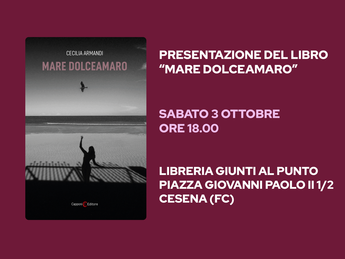 Cecilia Armandi presenta "Mare dolceamaro" a Cesena