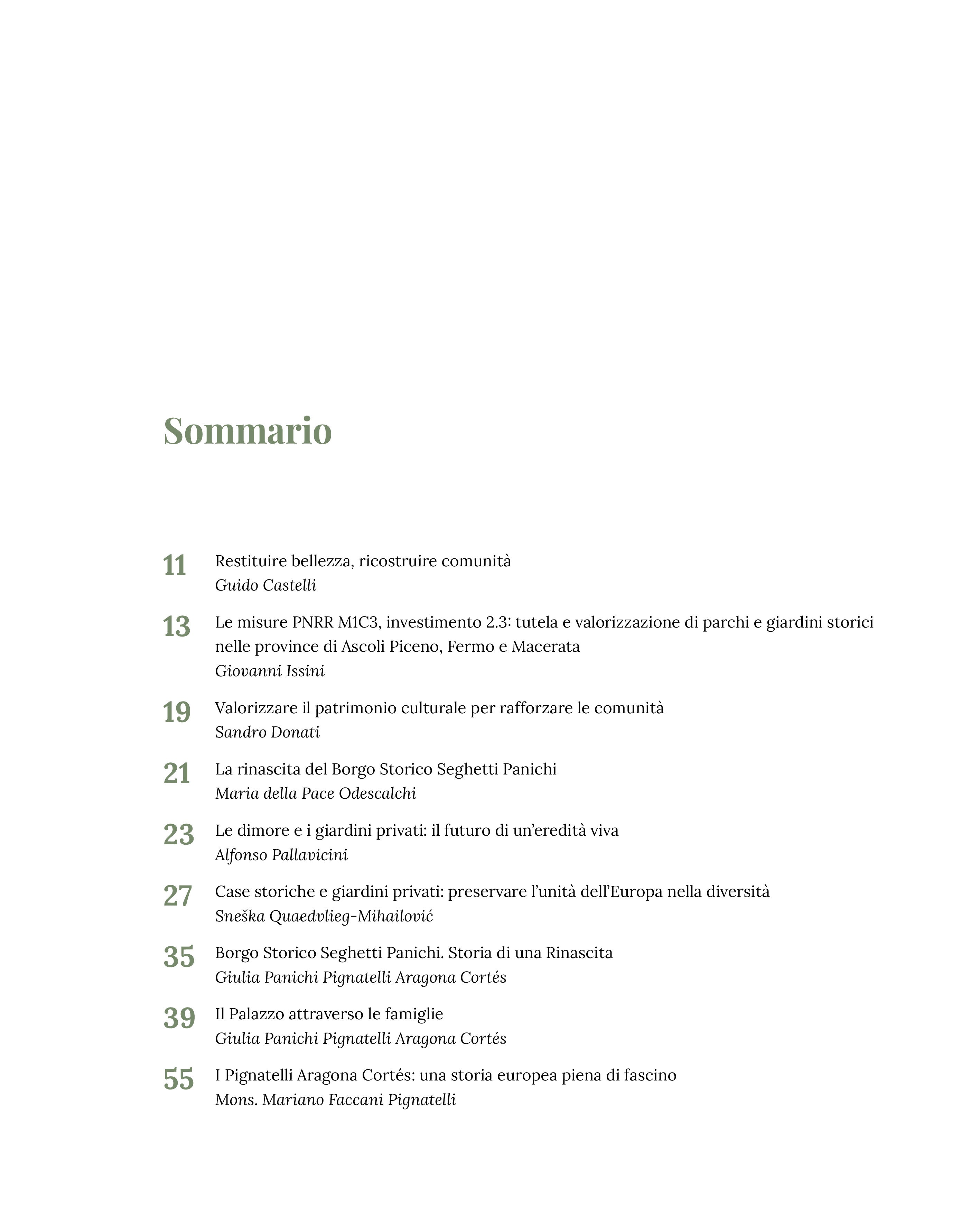 Storia di una Rinascita. Borgo Storico Seghetti Panichi