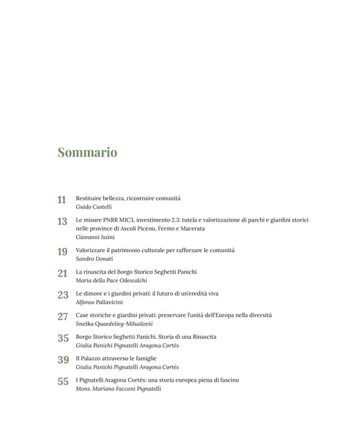 Storia di una Rinascita. Borgo Storico Seghetti Panichi