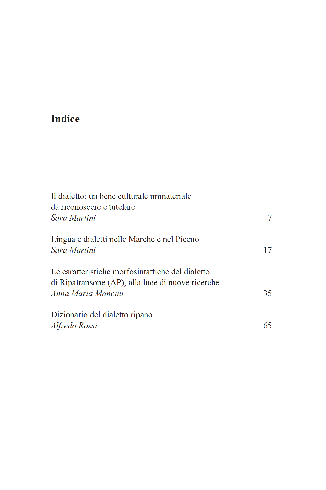 Il dialetto di Ripatransone. Studi, ricerche, approfondimenti