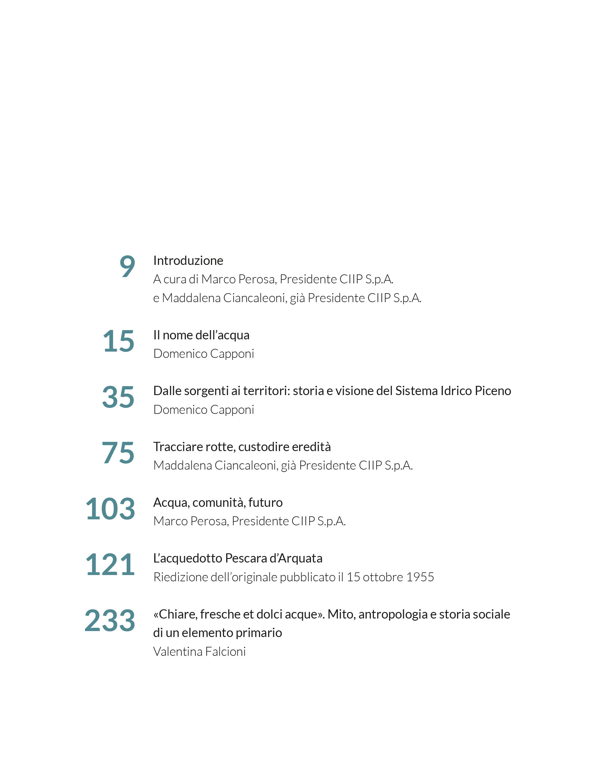 CIIP – Acquedotto Pescara d'Arquata